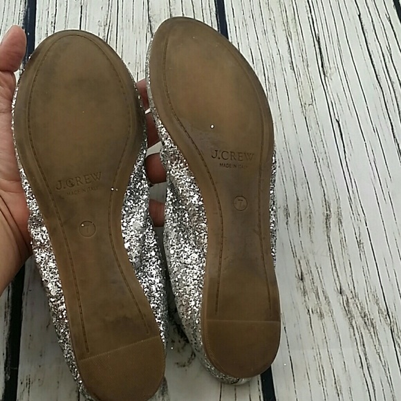 J. Crew Glitter Flats - Picture 5 of 7